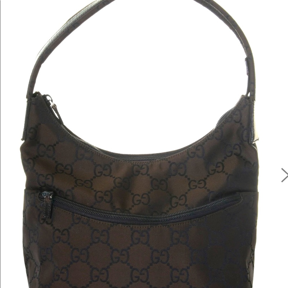 Brown & Dark brown Gucci Monogram Bag